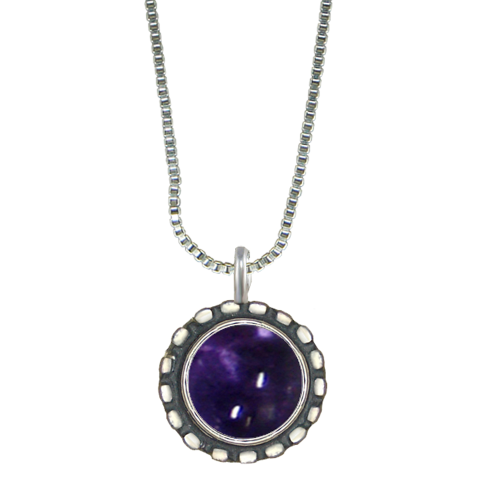 Sterling Silver Little Iolite Pendant Necklace